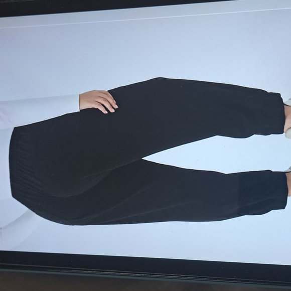 LARGE.    HALARA MIDRISE CORDUROY DRAWSTRING JOGGER - Picture 3 of 9